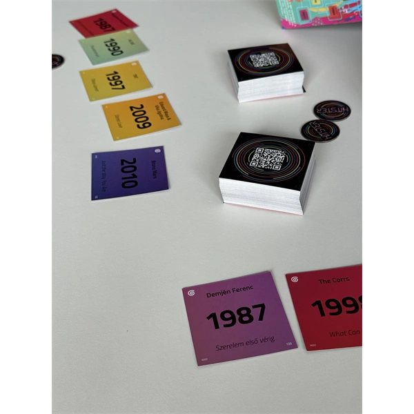 HITSTER magyar kiadás zenés partijáték