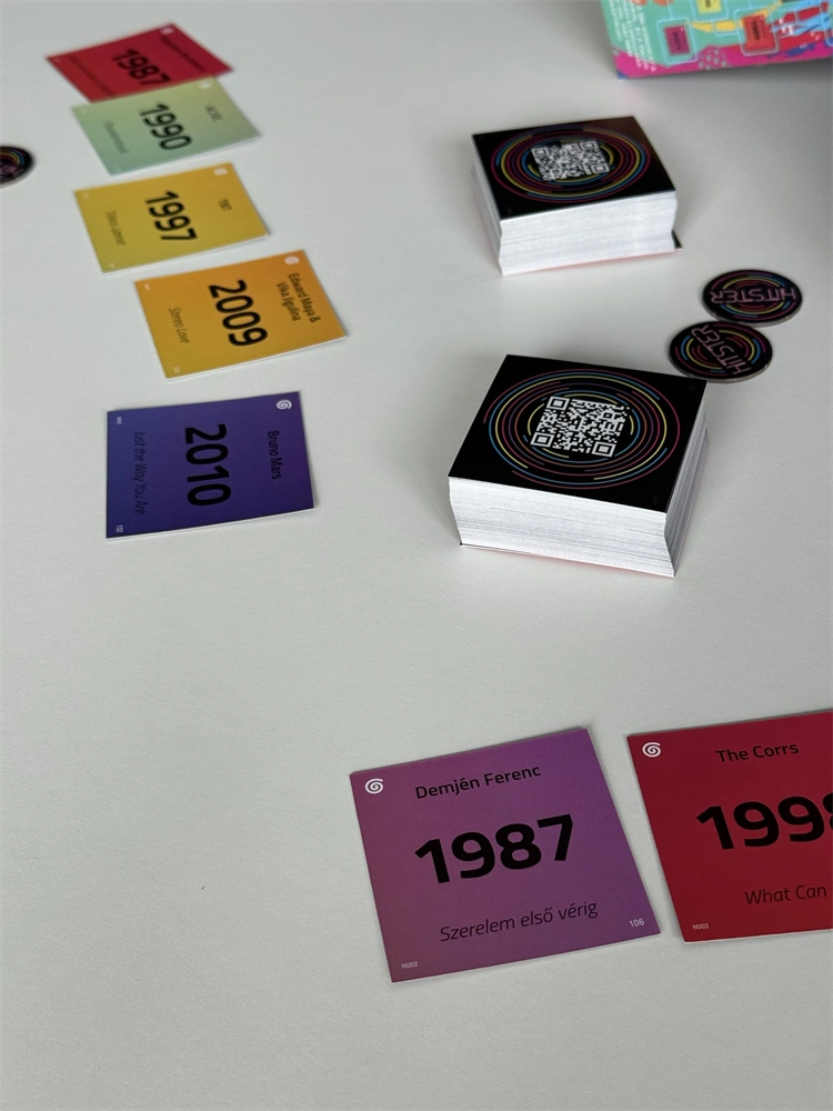 HITSTER magyar kiadás zenés partijáték