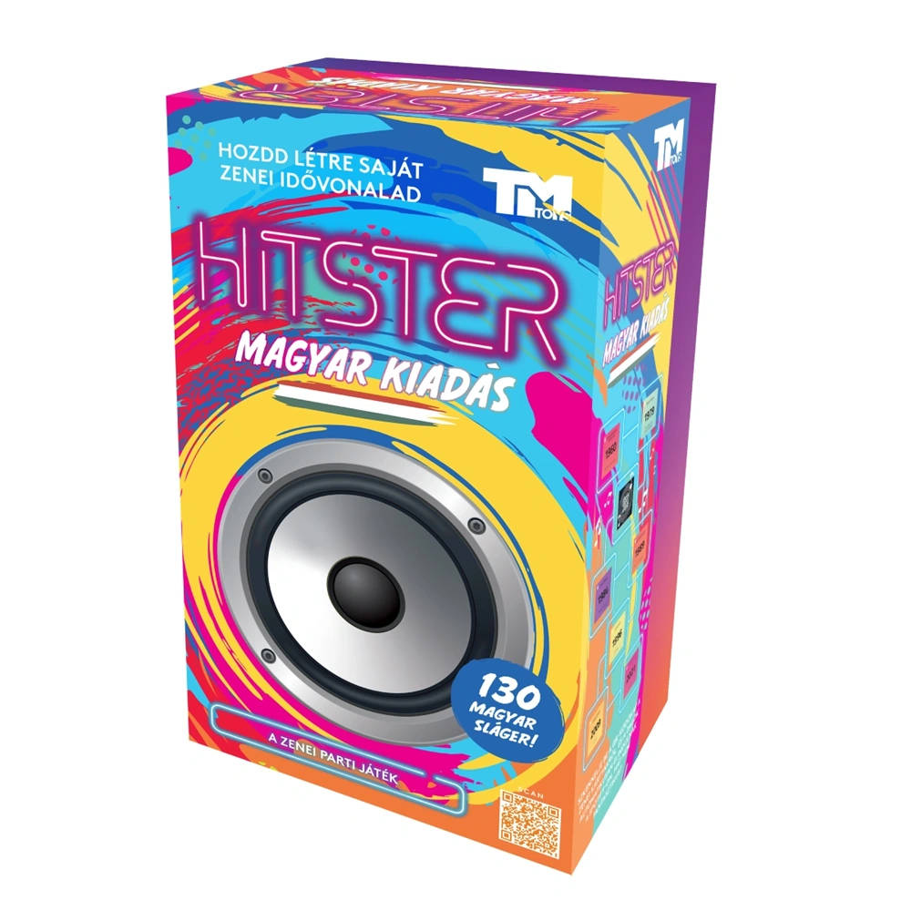 HITSTER magyar kiadás zenés partijáték
