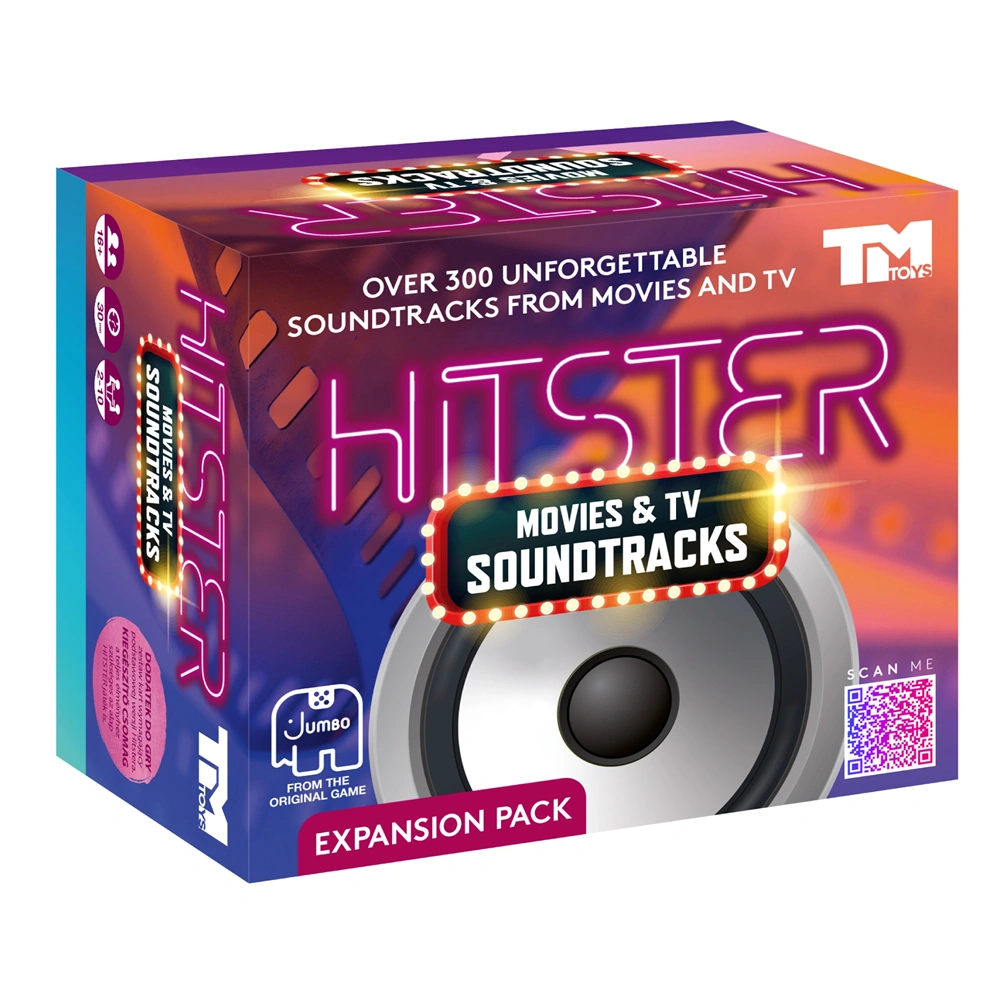 HITSTER mozifilm és TV társasjáték