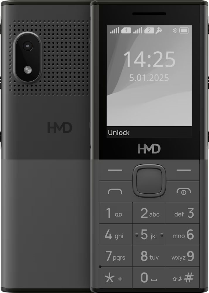 HMD 150 MUSIC TA-1703 2,4" DualSIM sötétszürke mobiltelefon