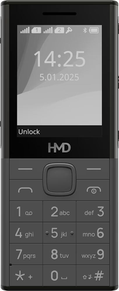 HMD 150 MUSIC TA-1703 2,4" DualSIM sötétszürke mobiltelefon