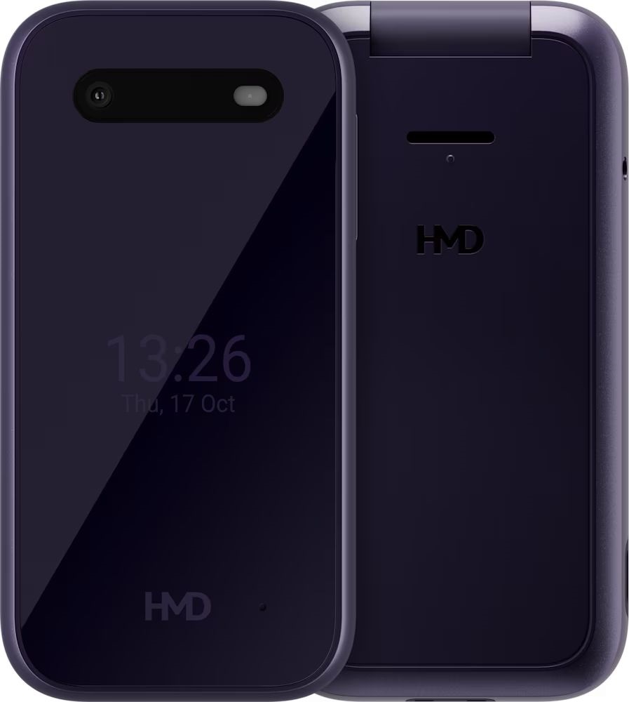 HMD 2660 FLIP 4G TA-1711 2,8" DualSIM lila mobiltelefon