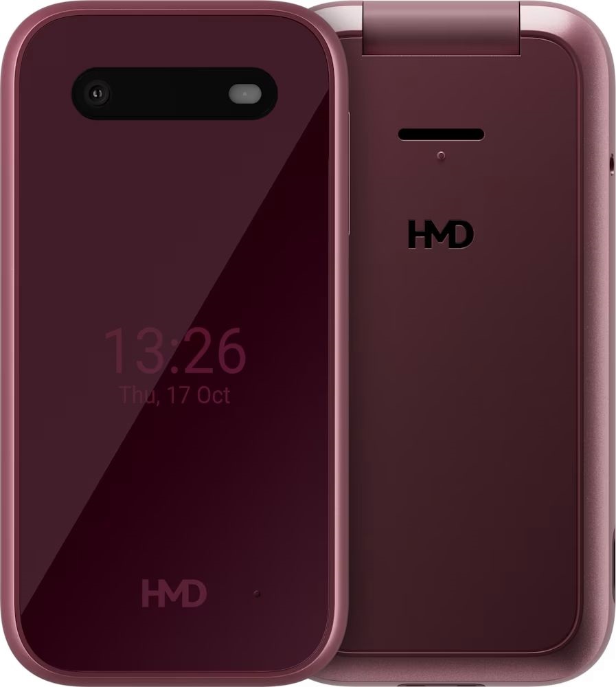 HMD 2660 FLIP 4G TA-1711 2,8" DualSIM piros mobiltelefon