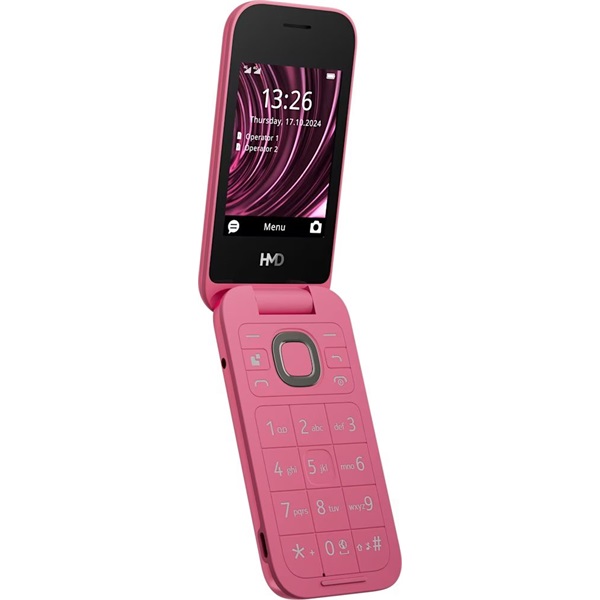 HMD 2660 FLIP 4G TA-1711 2,8" DualSIM piros mobiltelefon