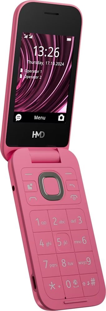 HMD 2660 FLIP 4G TA-1711 2,8" DualSIM piros mobiltelefon