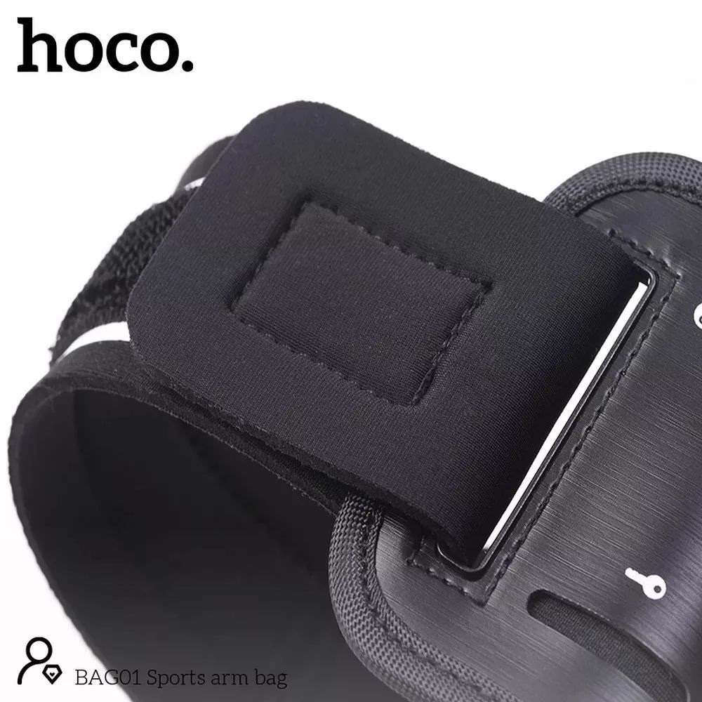 HOCO HO622554 BAG01 Univerzális MAX 6,7" fekete sport kartok