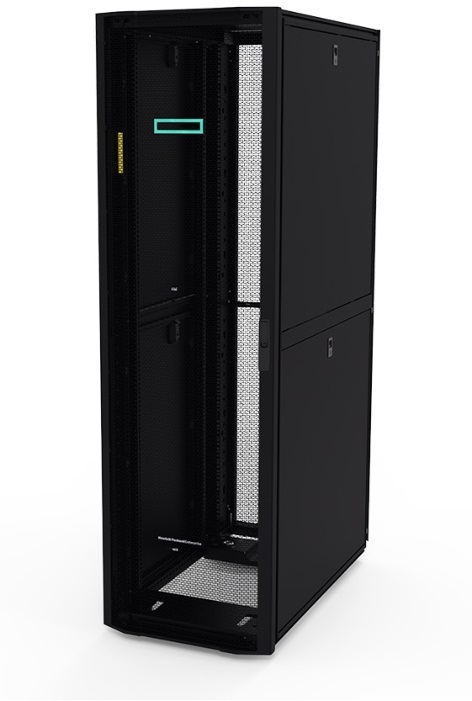 HPE P9K08A 42U 600mmx1075mm G2 Kitted Advanced Shock Rack with Side Panels and Baying