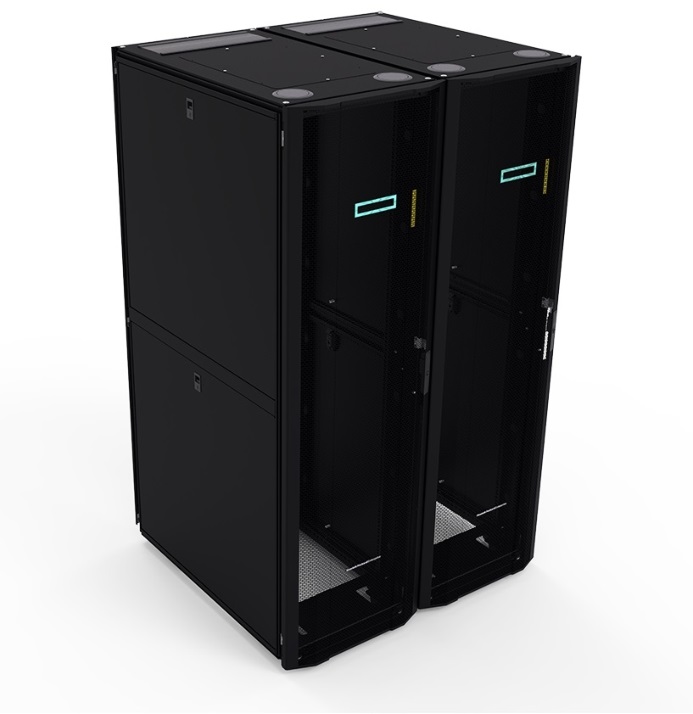 HPE P9K08A 42U 600mmx1075mm G2 Kitted Advanced Shock Rack with Side Panels and Baying