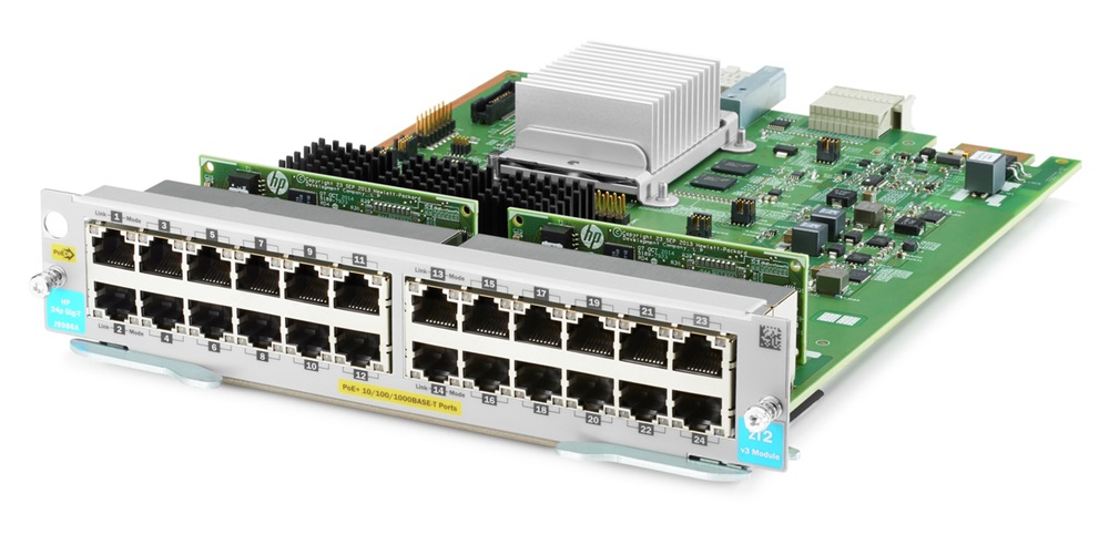 HPE 5400R 24-port 10/100/1000BASE-T MACsec v3 zl2 Module
