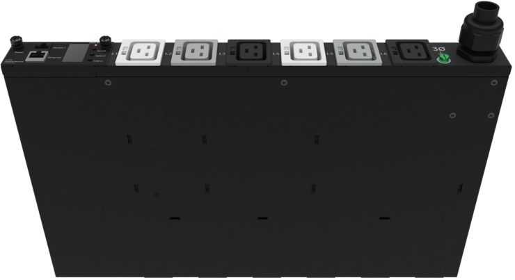 HPE P9R81A G2 Metered Modular 3Ph 22kVA/60309 5-wire 32A/230V Outlets (6) C19/1U Horizontal INTL PDU
