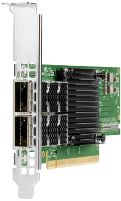 HPE P06251-B21 InfiniBand HDR100/Ethernet 100Gb 2-port QSFP56 PCIe3 x16 MCX653106A-ECAT Adapter