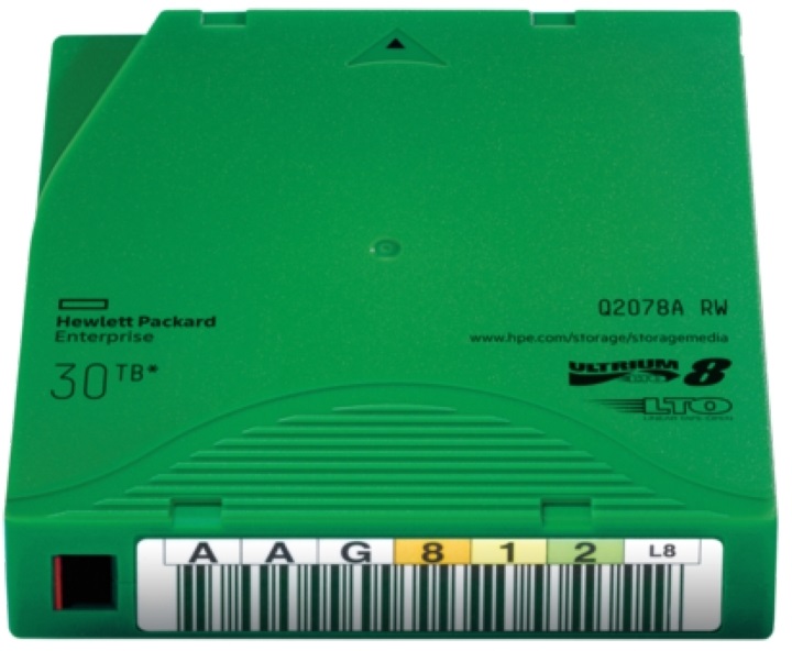 HPE Q2078A LTO-8 Ultrium 30TB RW Data Cartridge
