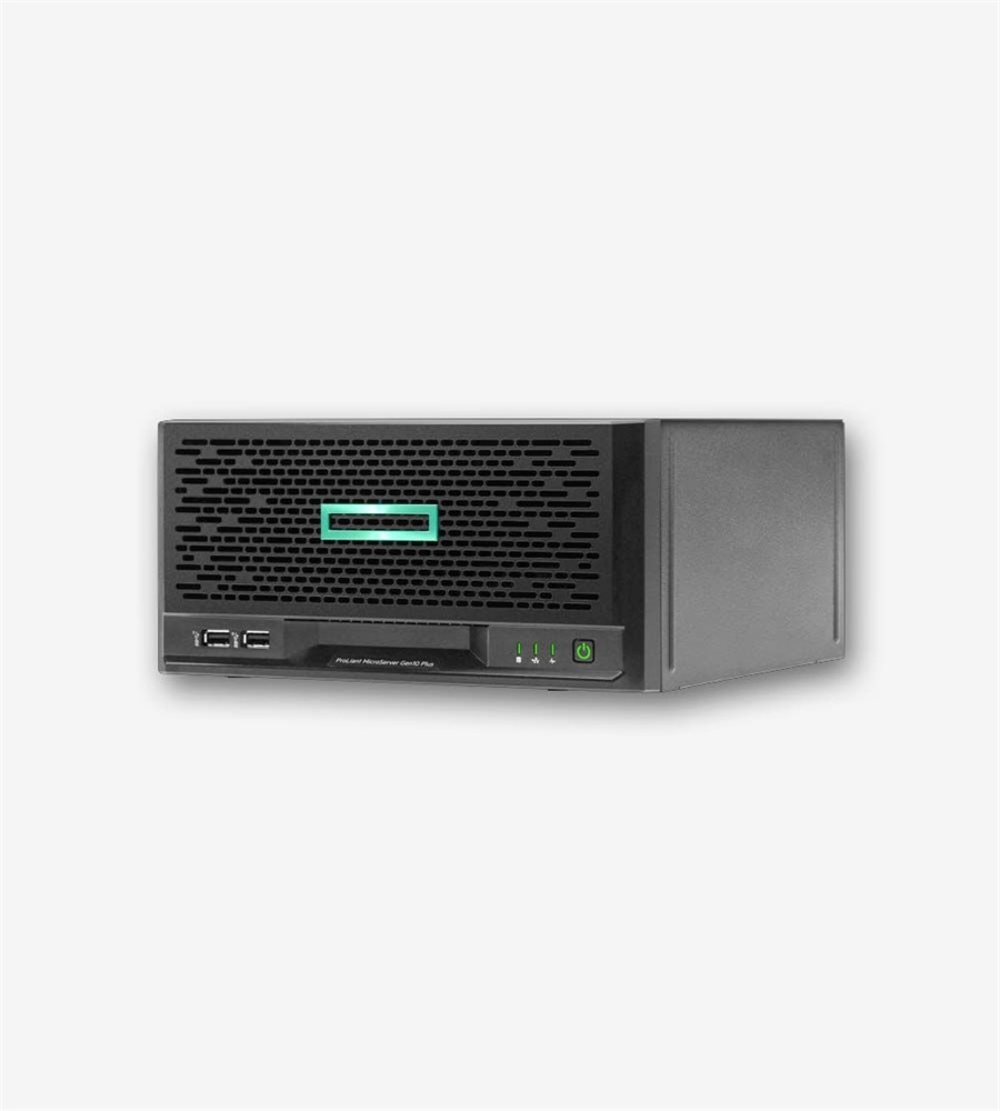 HPE P54644-421 ProLiant MicroServer Gen10 Plus v2 G6405 2-core 16GB-U VROC 4LFF-NHP 180W External PS Server