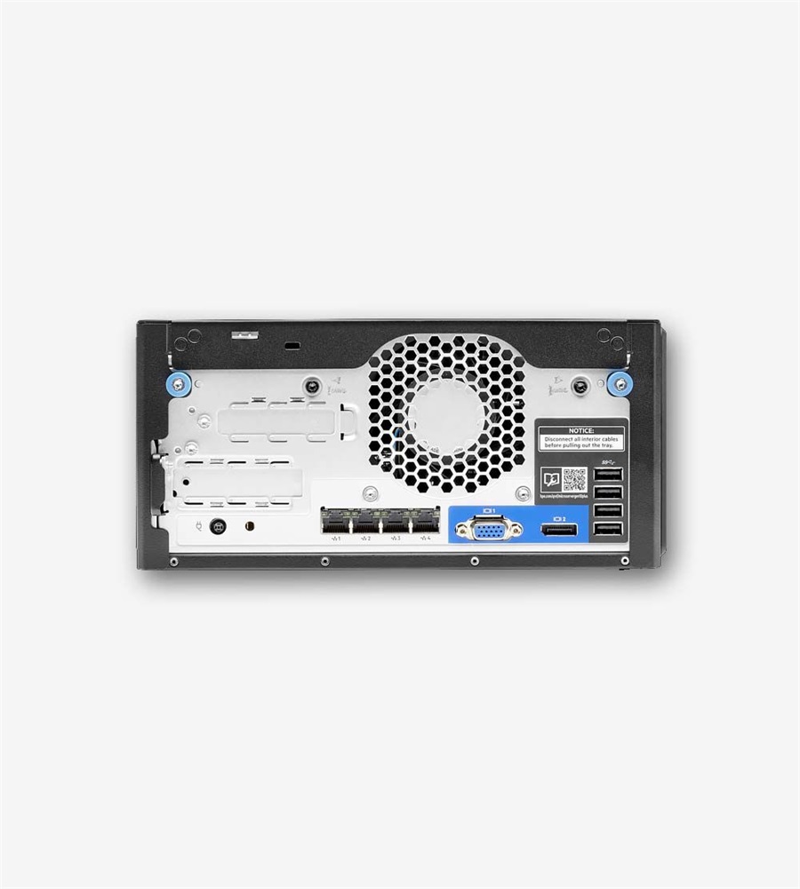 HPE P54644-421 ProLiant MicroServer Gen10 Plus v2 G6405 2-core 16GB-U VROC 4LFF-NHP 180W External PS Server