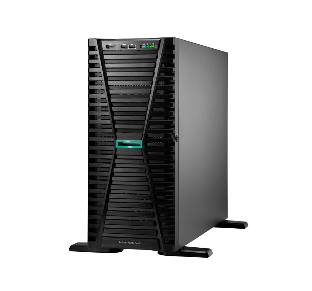 HPE P55641-421 ProLiant ML110 Gen11 5416S 2.0GHz 16-core 1P 32GB-R VROC 8SFF 1000W RPS Server