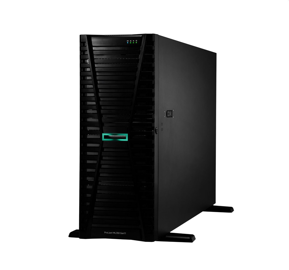 HPE P55954-421 ProLiant ML350 Gen11 5416S 2.0GHz 16-core 1P 32GB-R MR408i-o 8SFF 1000W RPS Server