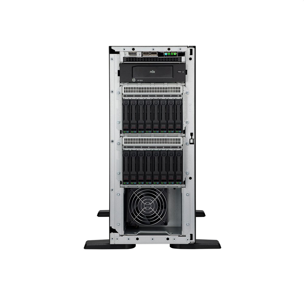 HPE P70279-421 ProLiant ML110 Gen11 4514Y 2.0GHz 16-core 1P 32GB-R MR408i-o 8SFF 1000W RPS EMEA Server