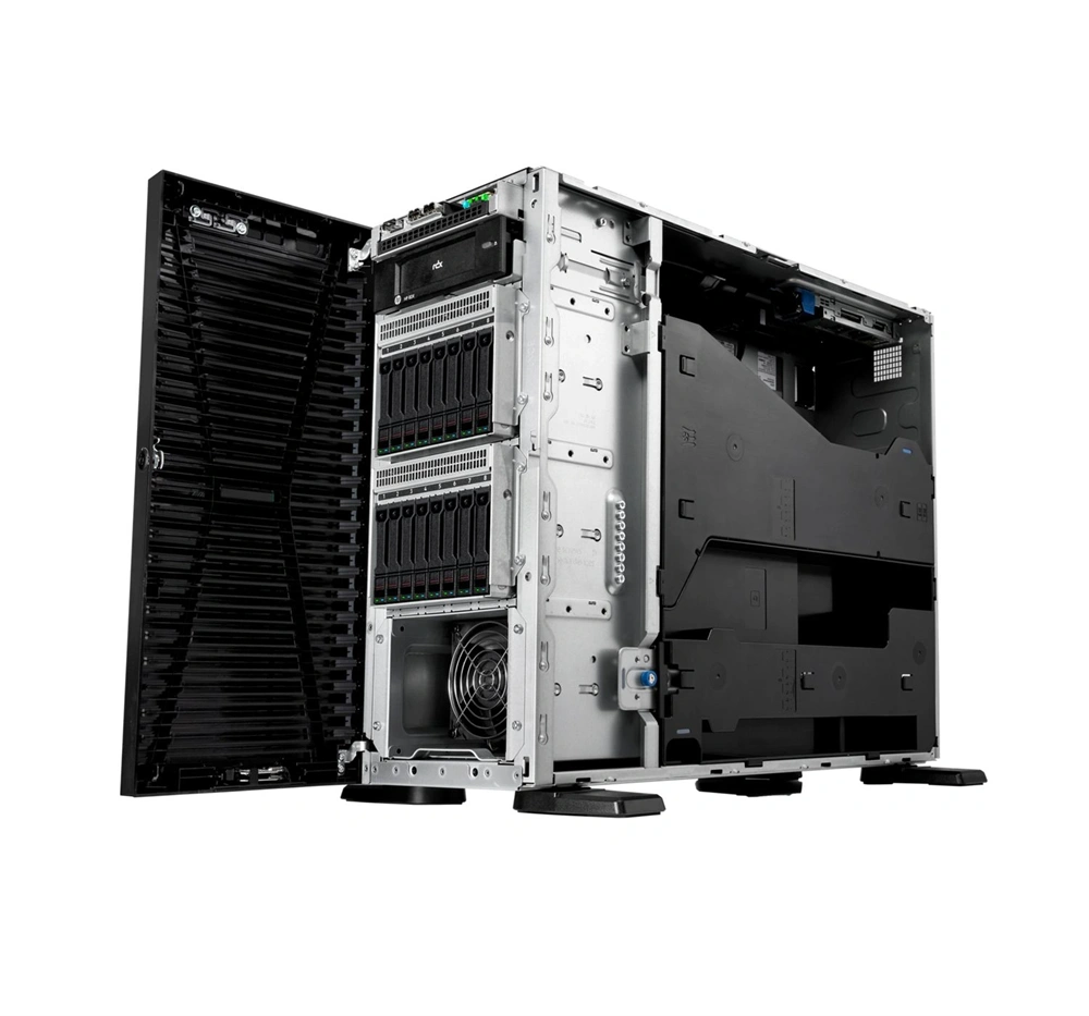 HPE P84637-425 ProLiant ML110 Gen11 5416S 2.0GHz 16c 1P 2x32GB-R 8SFF MR408i-o 2x960GB SSD 2x1000W PS EU Server