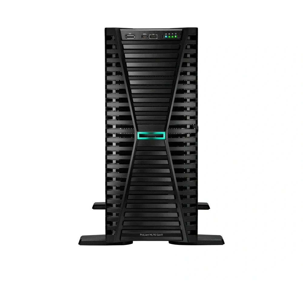 HPE P85581-425 ProLiant ML110 Gen11 4510 2.4GHz 12c 1P 2x32GB-R 8SFF NS204i-u MR408i-o 2x1000W PS EU Server
