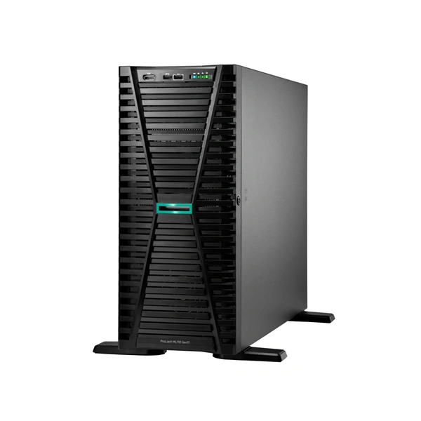 HPE P85581-425 ProLiant ML110 Gen11 4510 2.4GHz 12c 1P 2x32GB-R 8SFF NS204i-u MR408i-o 2x1000W PS EU Server