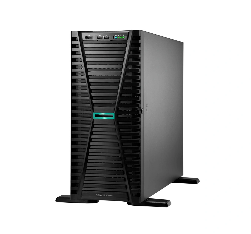 HPE P85581-425 ProLiant ML110 Gen11 4510 2.4GHz 12c 1P 2x32GB-R 8SFF NS204i-u MR408i-o 2x1000W PS EU Server