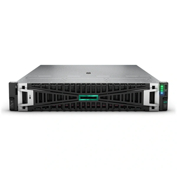 HPE P86700-425 ProLiant DL385 Gen11 9115 2.6GHz 16c 1P 2x32GB-R 8SFF 1x7.68TB NVMe SSD 2x1000W PS EU Server