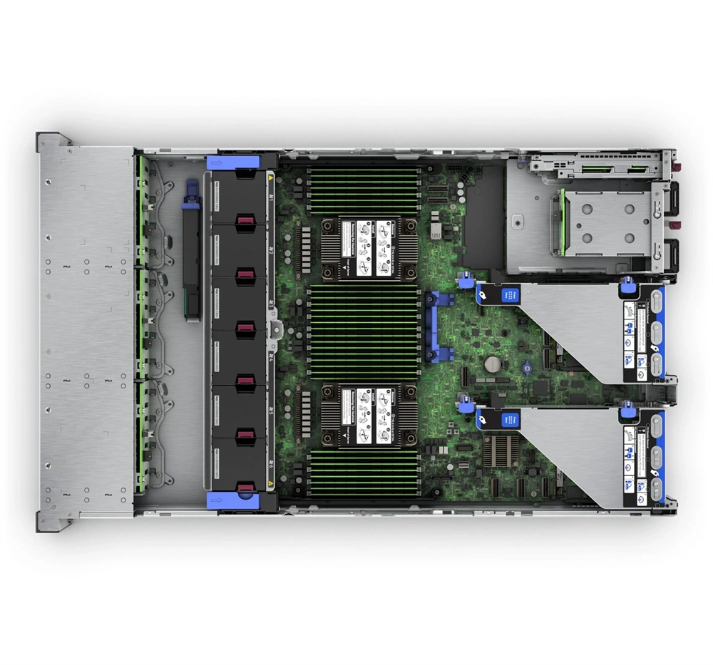 HPE P86703-425 ProLiant DL380 Gen11 4510 2.4GHz 12c 1P 2x32GB-R 8SFF 1x7.68TB NVMe SSD 2x1000W PS EU Server