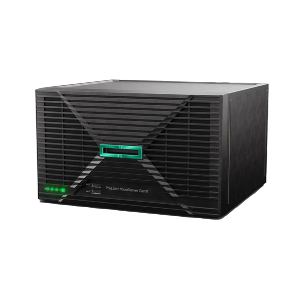HPE P87455-425 ProLiant MicroServer Gen11 6325P 3.5GHz 4c 1P 1x32GB-U 4LFF-NHP 2x4TB HDD 1x180W PS EU Server
