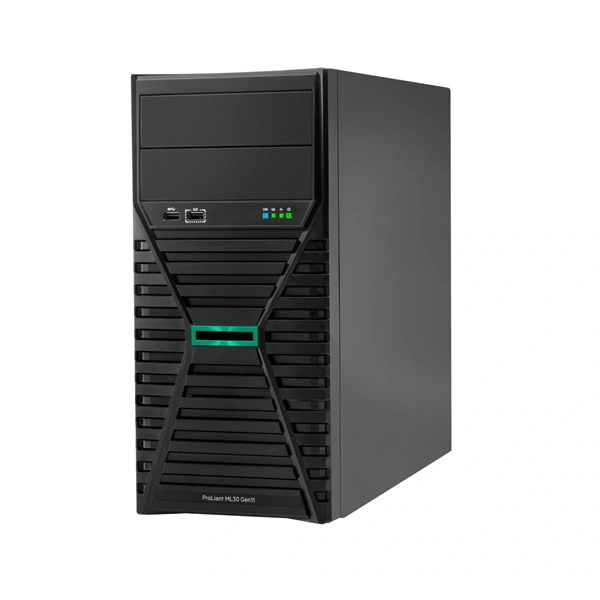 HPE P87464-425 ProLiant ML30 Gen11 6325P 3.5GHz 4c 1P 1x32GB-U 8SFF 2x480GB SSD 1x1000W PS EU Server