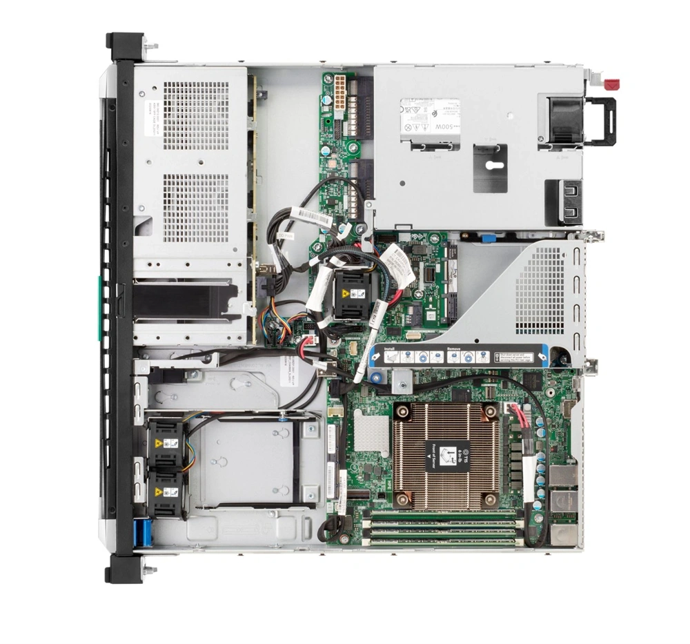 HPE P87465-425 ProLiant DL20 Gen11 6325P 3.5GHz 4c 1P 1x32GB-U 4SFF 2x480GB SSD 1x1000W PS EU Server