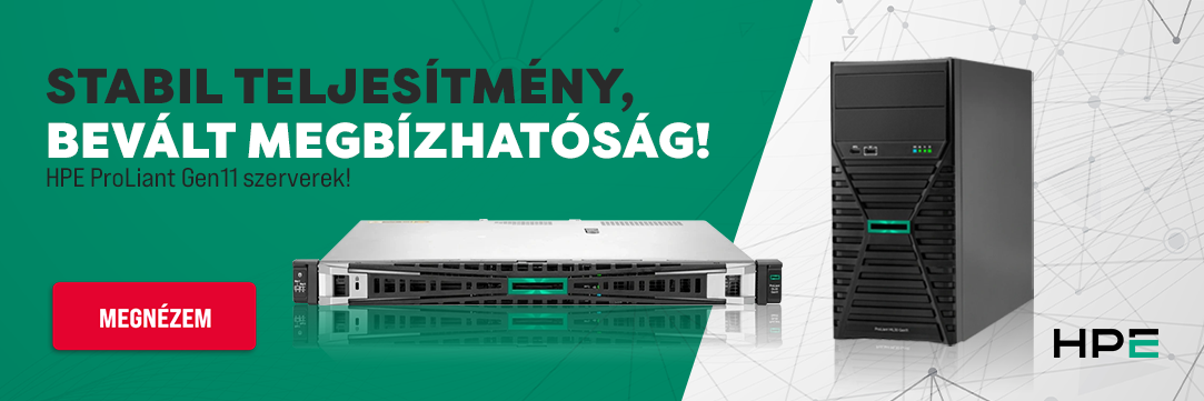 HPE ProLiant Gen11 szerverek – stabil teljesítmény, bevált megbízhatóság
