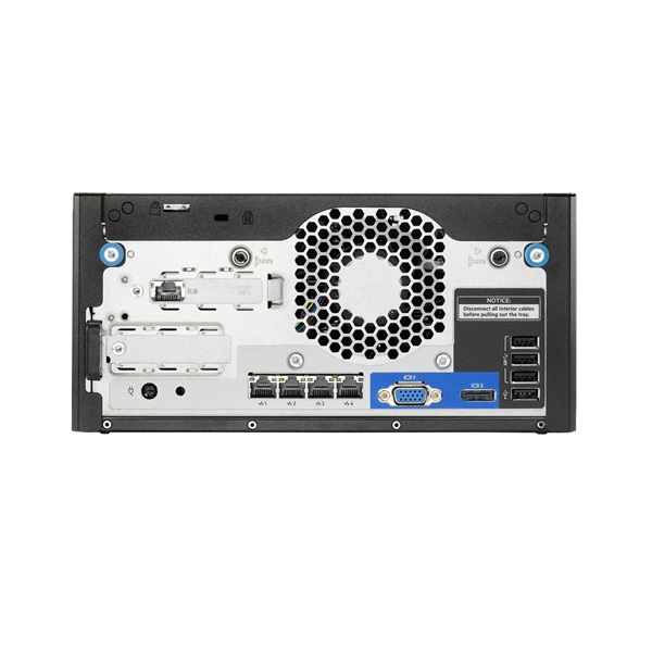 HPE P54649-421 ProLiant MicroServer Gen10 Plus v2 E-2314 4-core 16GB-U VROC 4LFF-NHP 180W External PS Server