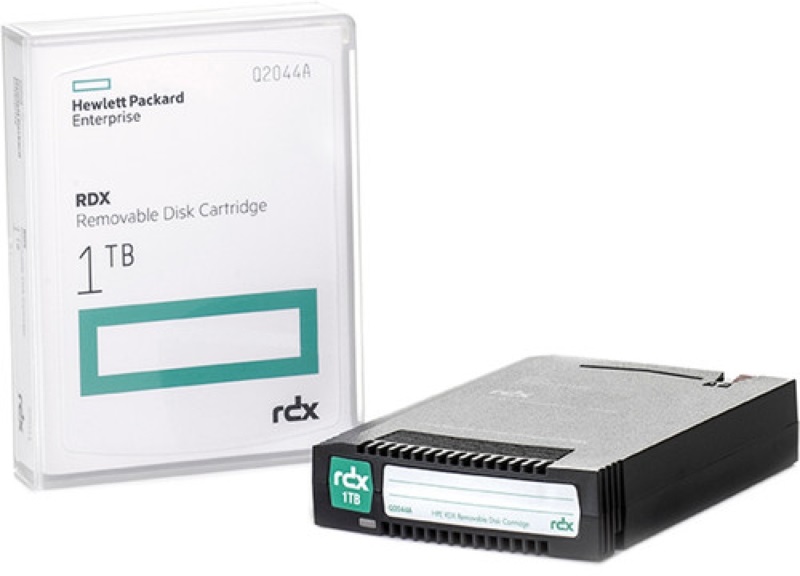 HPE Q2044A RDX 1TB Removable Disk Cartridge