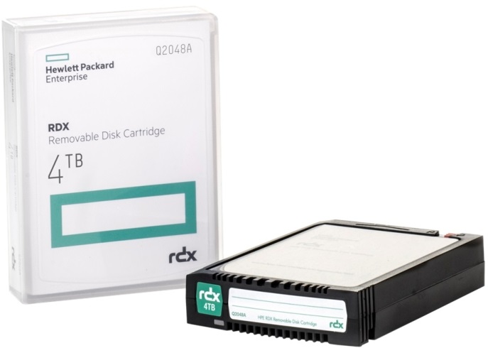 HPE Q2048A RDX 4TB Removable Disk Cartridge