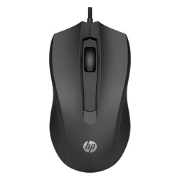 HP 100 vezetékes fekete egér