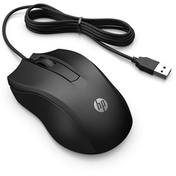 HP 100 vezetékes fekete egér