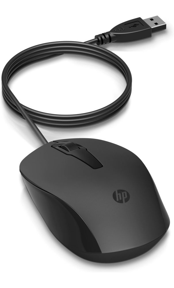 HP 150 vezetékes fekete egér