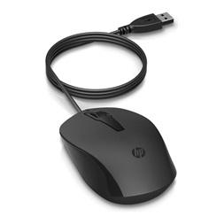 HP 150 vezetékes fekete egér