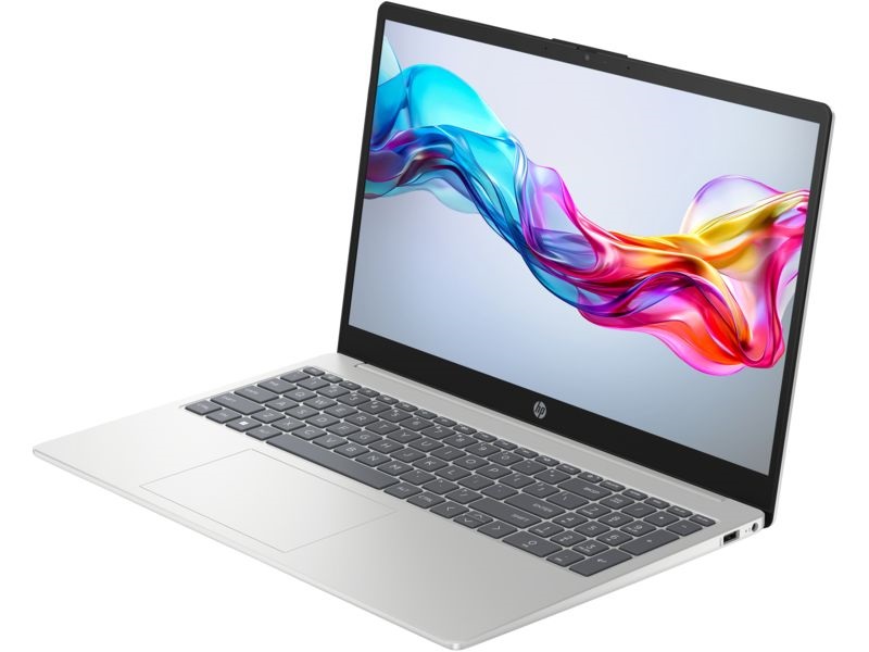 HP 15-fd0025nh 15,6"FHD/Intel Core i3-1315U/8GB/512GB/Int.VGA/FreeDOS/ezüst laptop