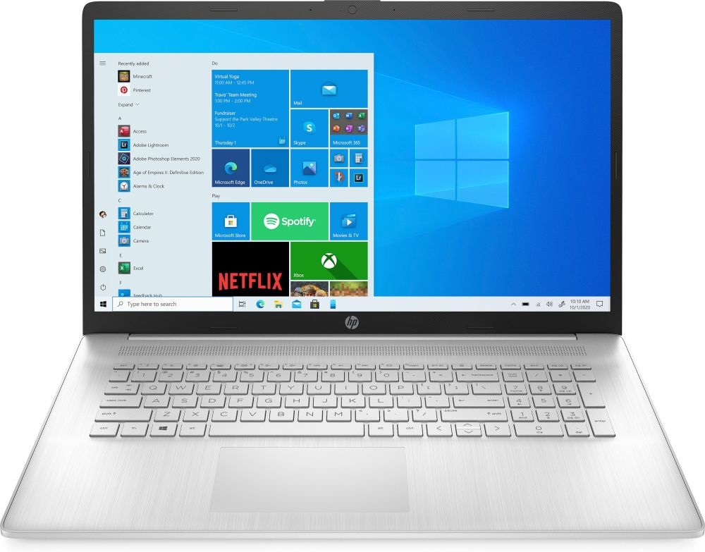 HP 17-cn0003nh 17,3"FHD/Intel Core i3-1125G4/8GB/256GB/Int. VGA/Win10/ezüst laptop