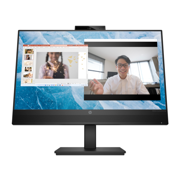 HP 23,8" M24m Conferencing FHD AG IPS HDMI/DP/USB fekete monitor