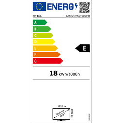 HP 23,8" EliteDisplay E24t G4 FHD IPS VGA/HDMI/DP LED monitor