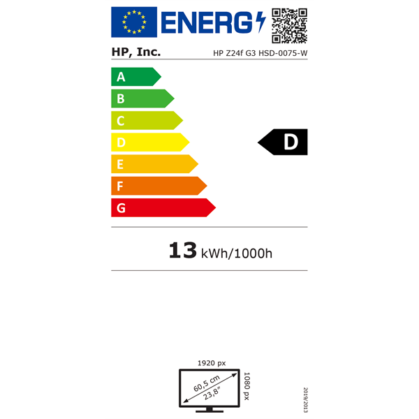 HP 23,8" Z24f G3 FHD IPS HDMI/DP/USB ezüst monitor (Használt A)