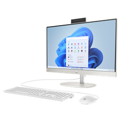 HP 24-cr1002nn 23,8"FHD/Core Ultra 5 125U/8GB/512GB/FreeDOS/fehér All-in-One asztali számítógép