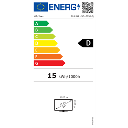 HP 24" E24i G4 WUXGA IPS VGA/HDMI/DP/USB fekete monitor (Használt A)