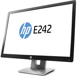 HP 24" EliteDisplay E242 WUXGA IPS VGA/HDMI/DP/USB fekete monitor (Használt A)