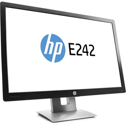 HP 24" EliteDisplay E242 WUXGA IPS VGA/HDMI/DP/USB fekete monitor (Használt B)