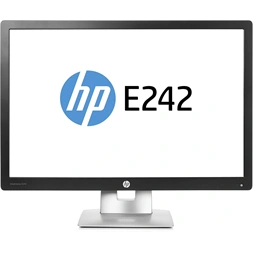 HP 24" EliteDisplay E242 WUXGA IPS VGA/HDMI/DP/USB fekete monitor (Használt B)