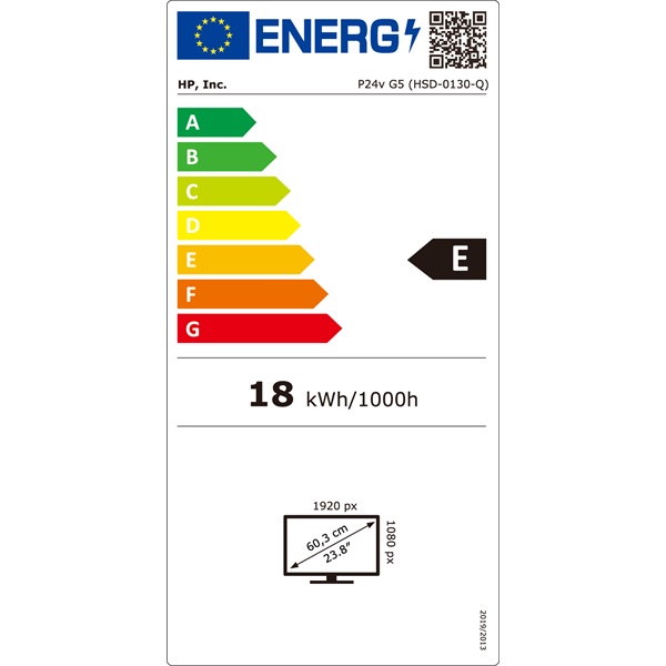 HP 24" P24v G5 FHD VA VGA/HDMI monitor